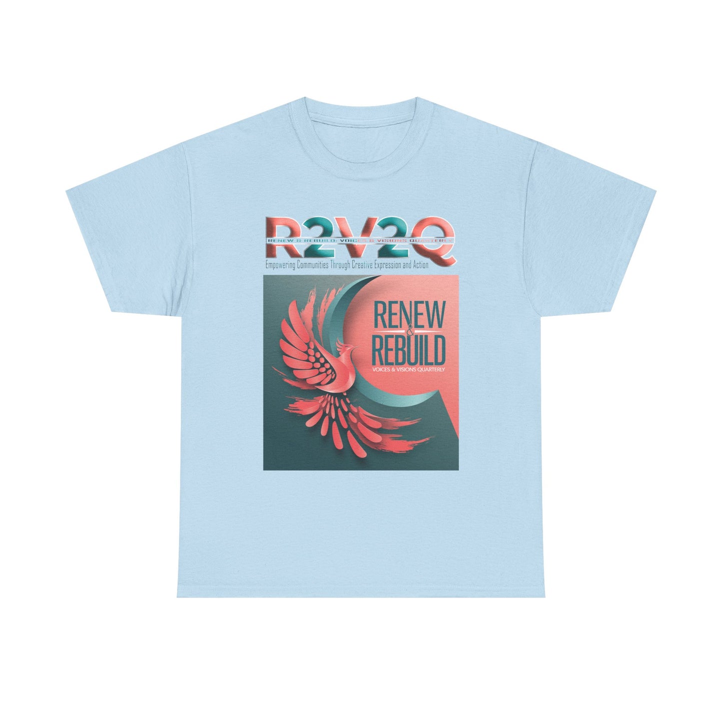 R2V2Q “Renew & Rebuild” Unisex Heavy Cotton Tee