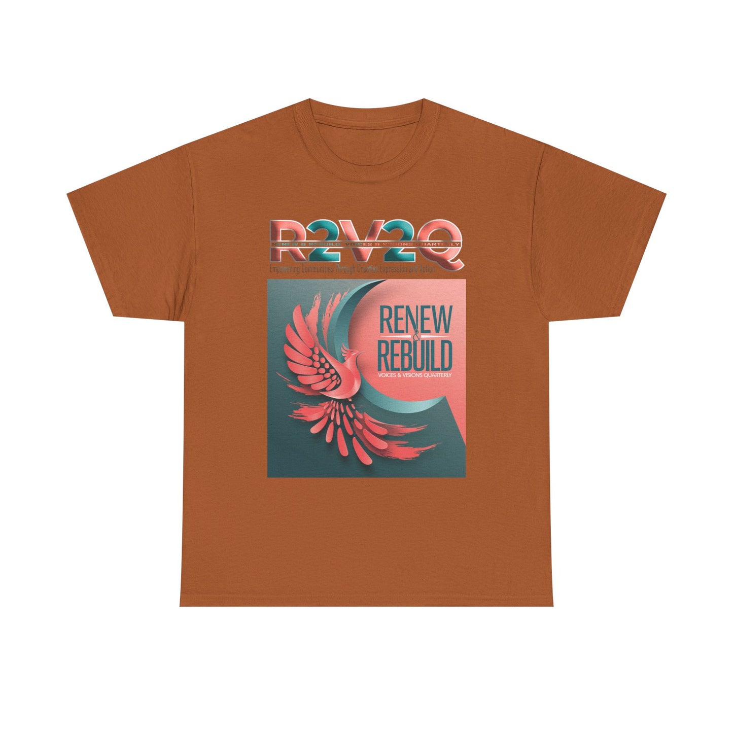 R2V2Q “Renew & Rebuild” Unisex Heavy Cotton Tee