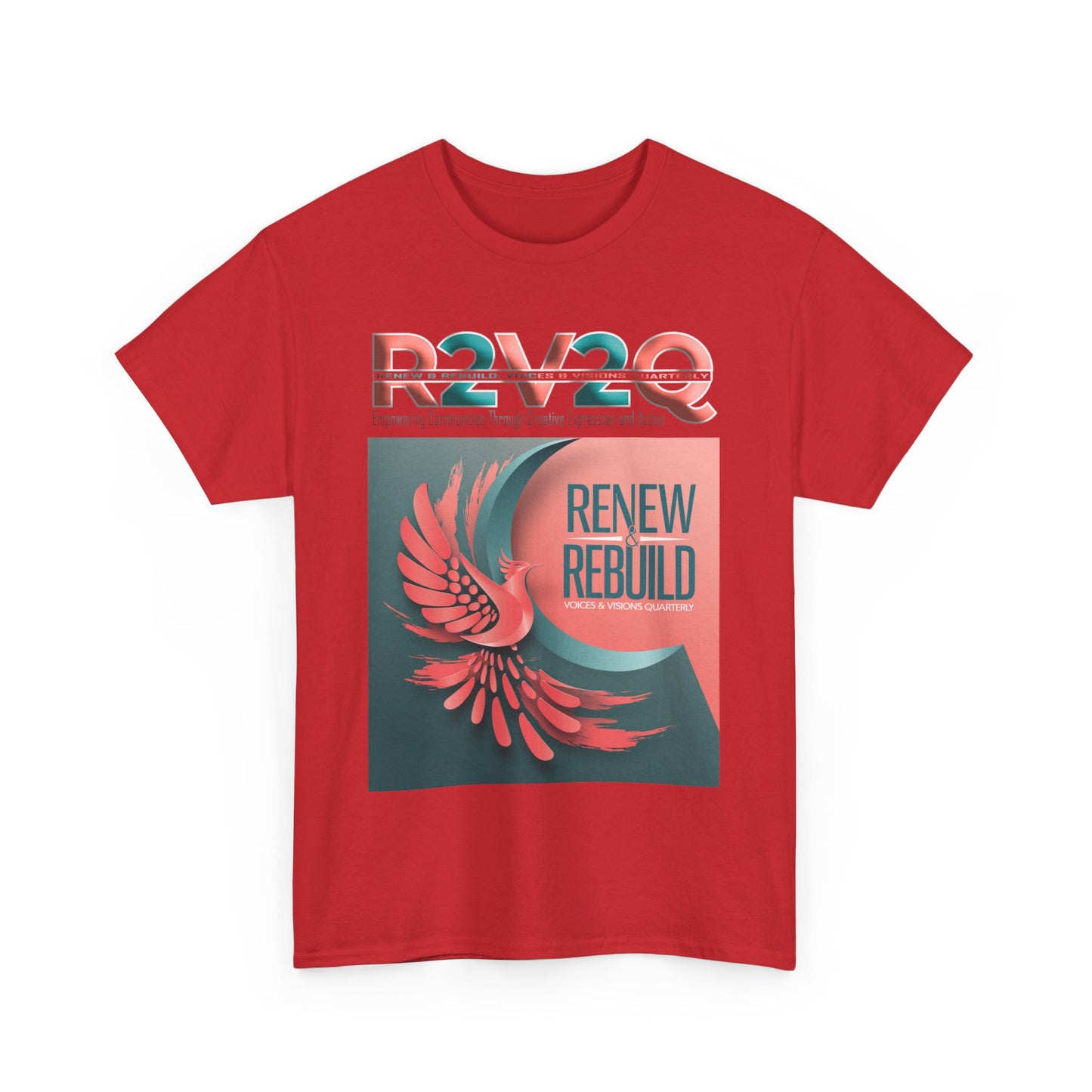 R2V2Q “Renew & Rebuild” Unisex Heavy Cotton Tee