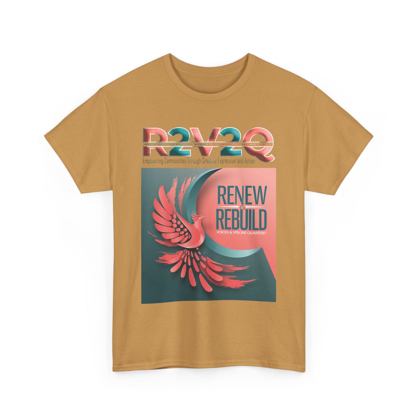 R2V2Q “Renew & Rebuild” Unisex Heavy Cotton Tee