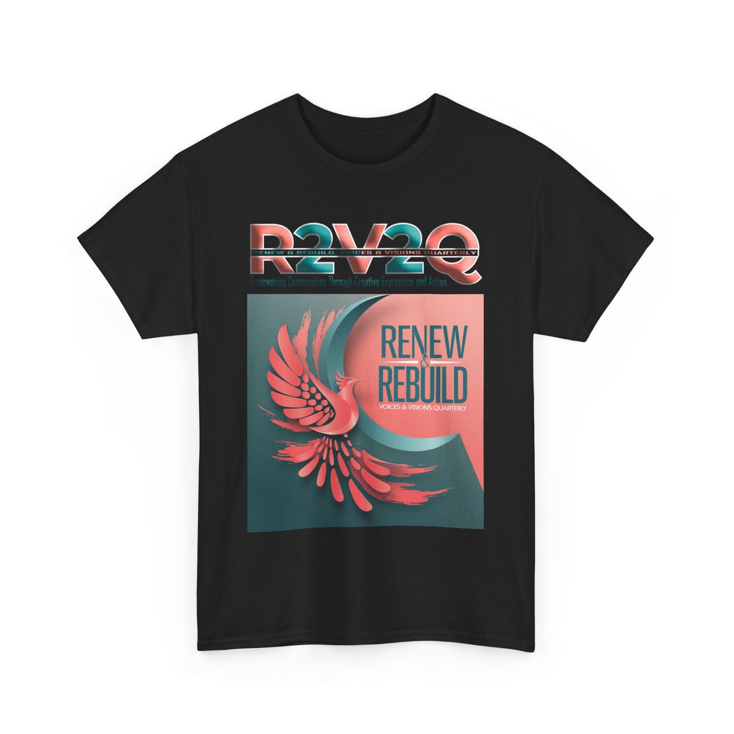 R2V2Q “Renew & Rebuild” Unisex Heavy Cotton Tee