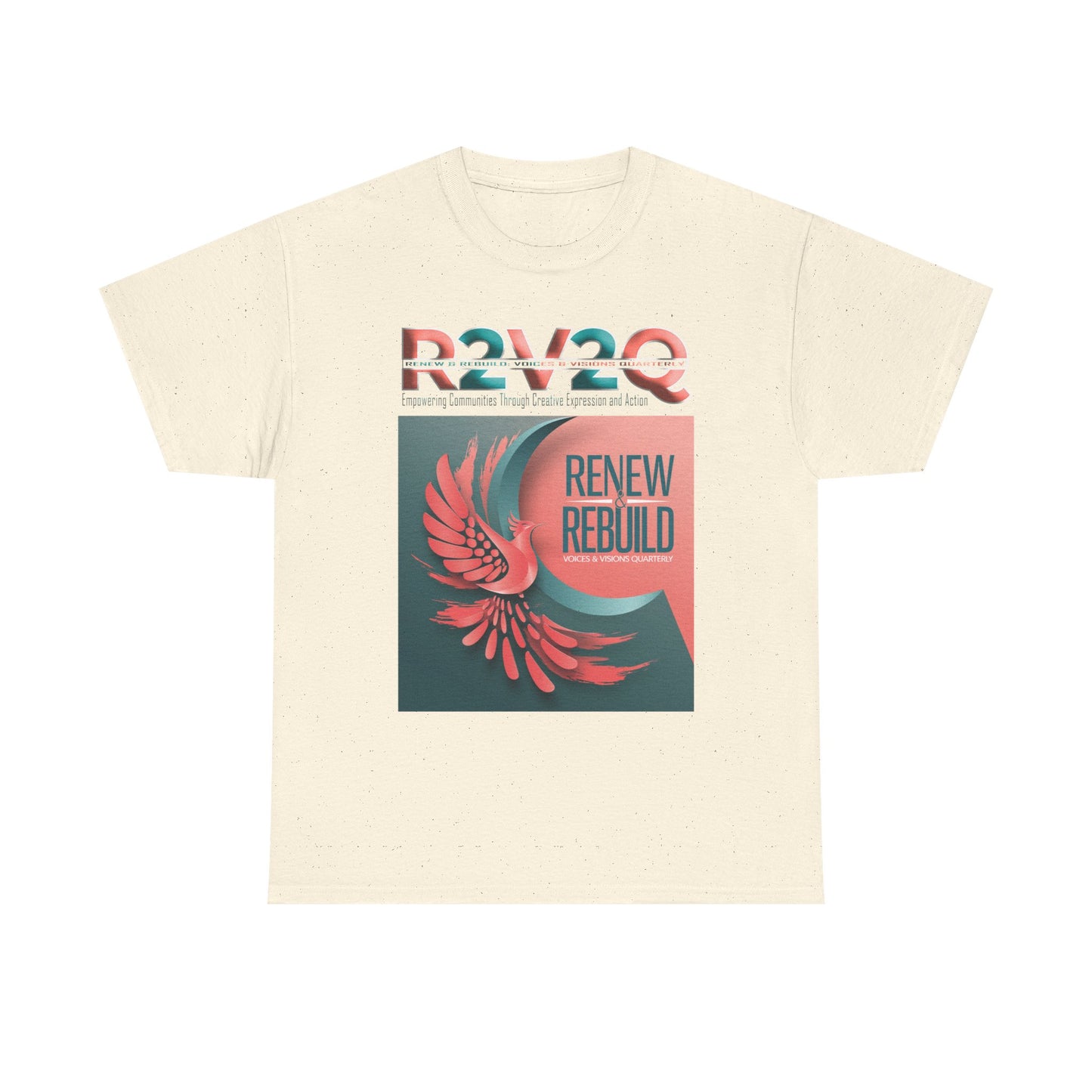 R2V2Q “Renew & Rebuild” Unisex Heavy Cotton Tee