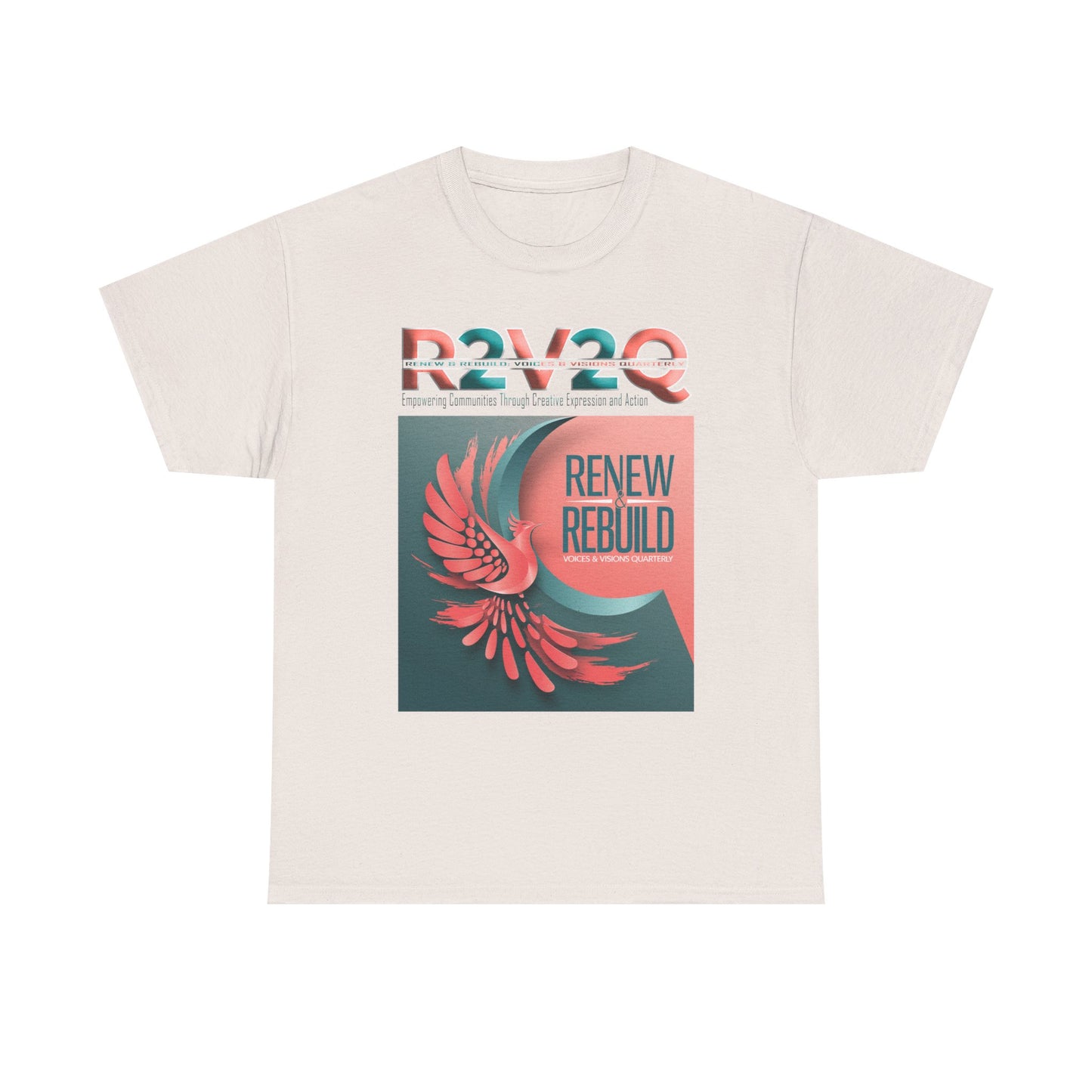 R2V2Q “Renew & Rebuild” Unisex Heavy Cotton Tee