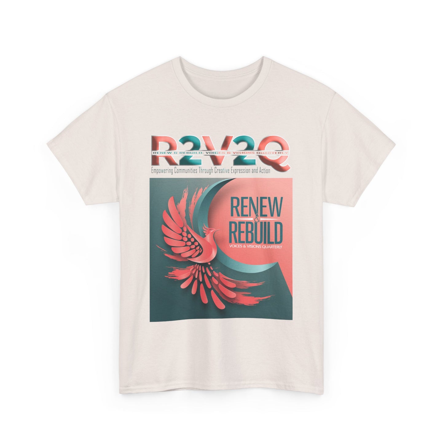 R2V2Q “Renew & Rebuild” Unisex Heavy Cotton Tee