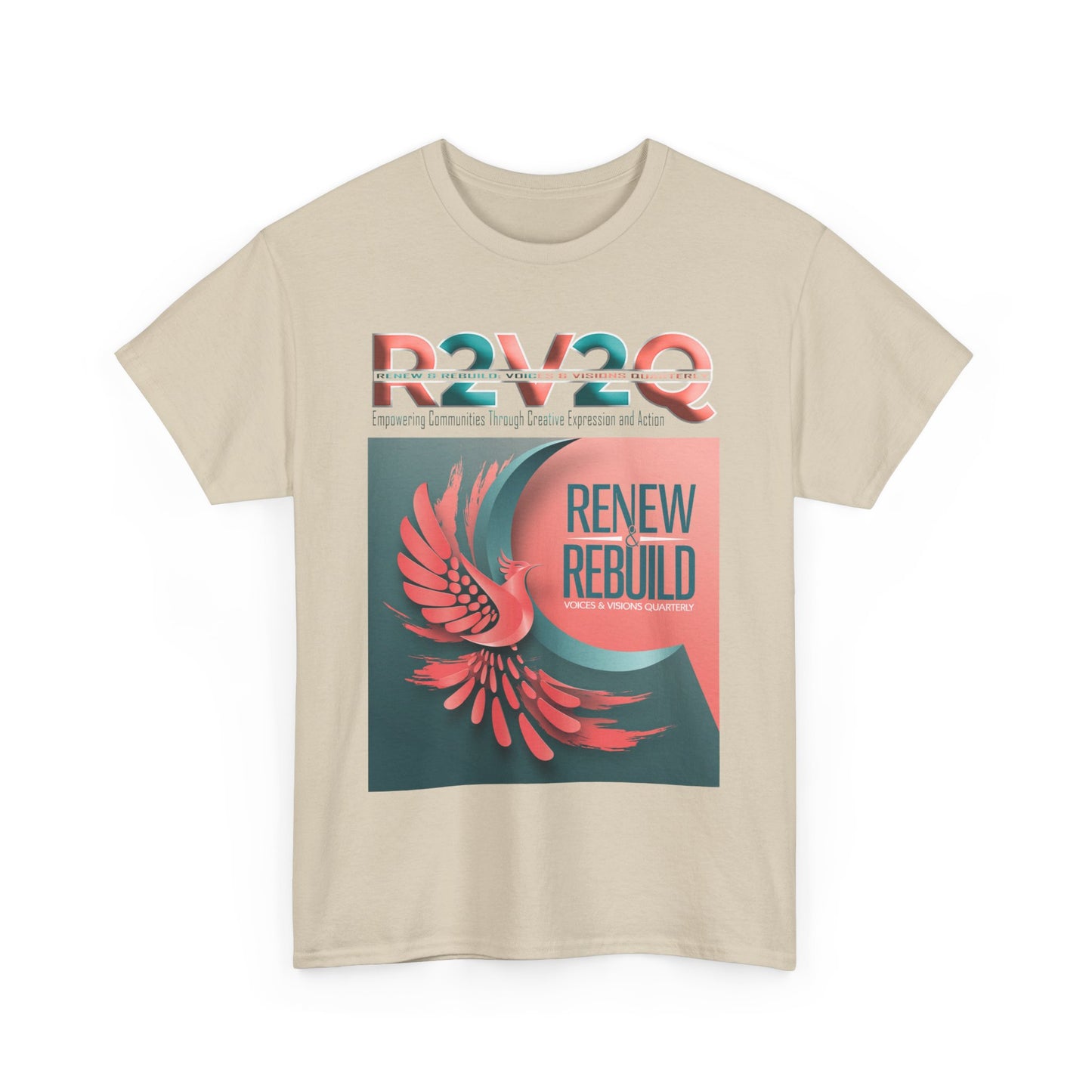 R2V2Q “Renew & Rebuild” Unisex Heavy Cotton Tee