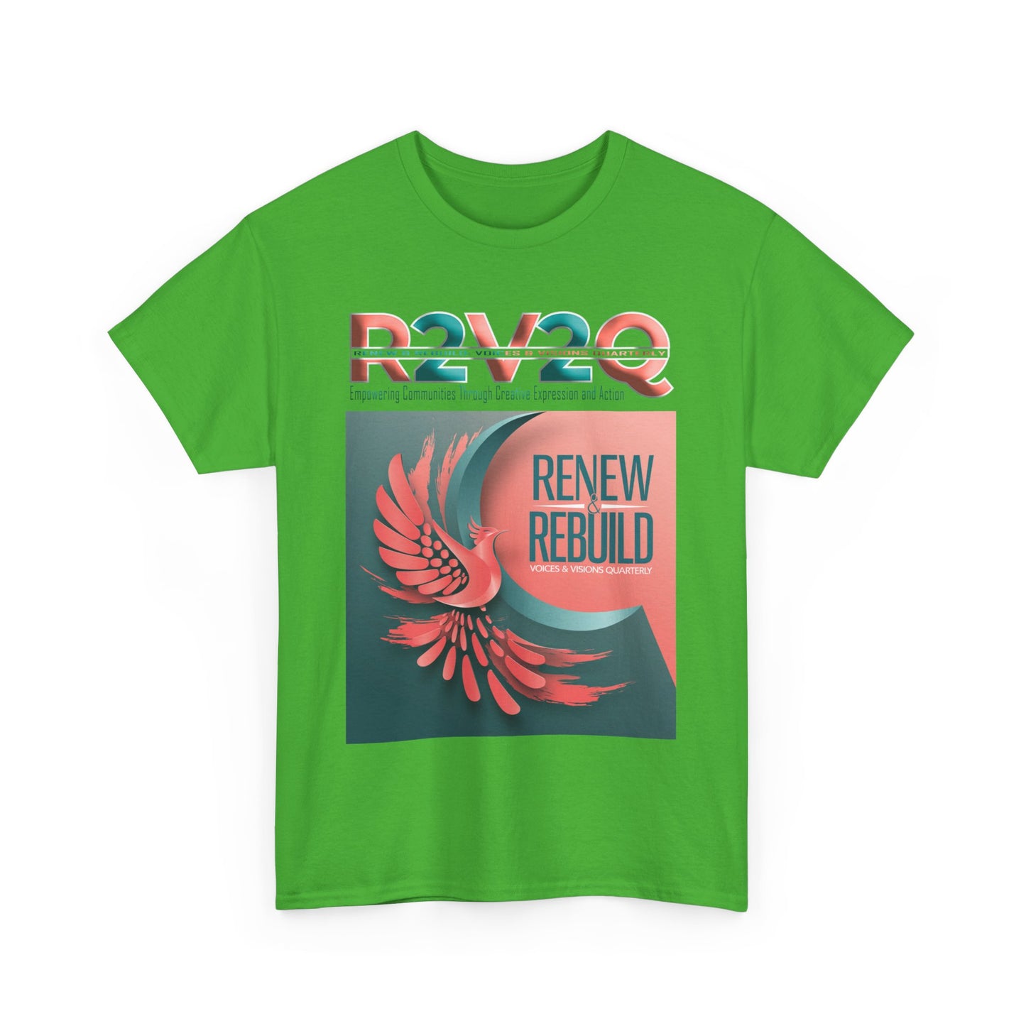 R2V2Q “Renew & Rebuild” Unisex Heavy Cotton Tee