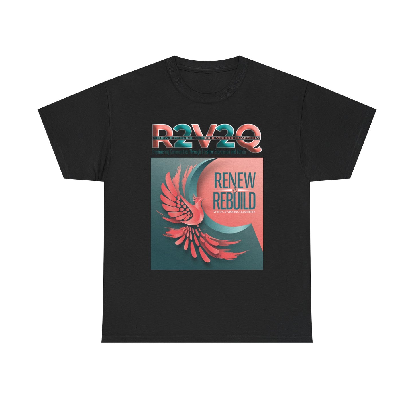 R2V2Q “Renew & Rebuild” Unisex Heavy Cotton Tee