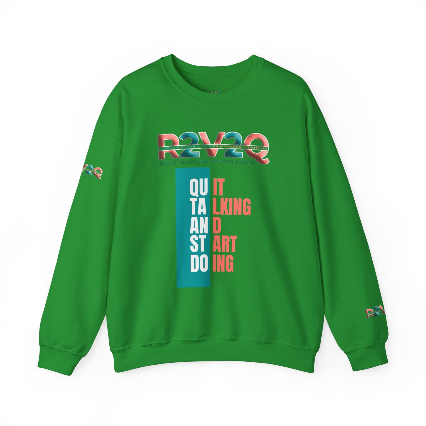 Empowering Unisex Heavy Blend Crewneck Sweatshirt - Renew and Rebuild Design